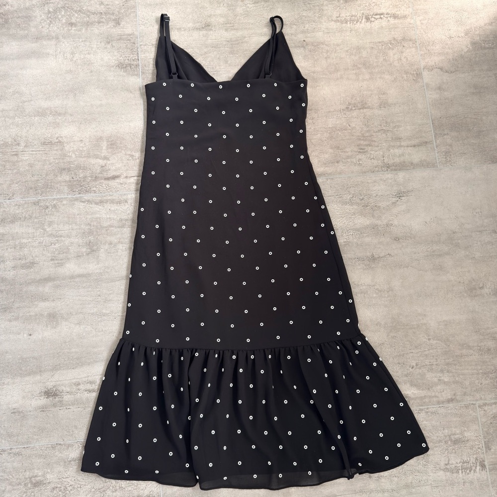 MICHAEL KORS Grommeted Georgette Black Slip Dress Sz XXS - Picture 7 of 13